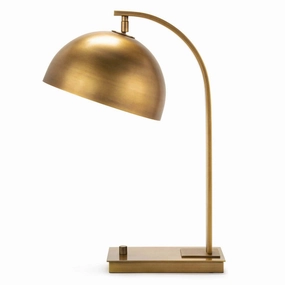 Otto One Light Desk Lamp Natural Brass Desk Lamps Lighting sale online