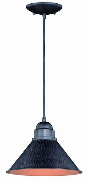 Outland One Light Outdoor Pendant Aged Iron and Light Gold Outdoor Hanging Lights Lighting premium