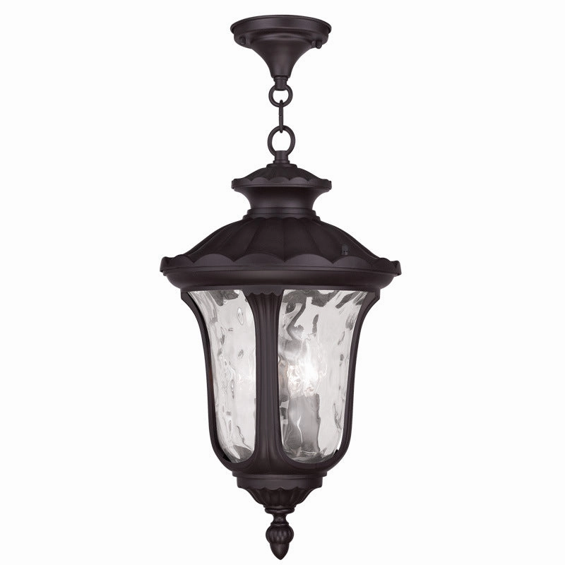 Oxford Three Light Outdoor Pendant Bronze Outdoor Hanging Lights Lighting value pack