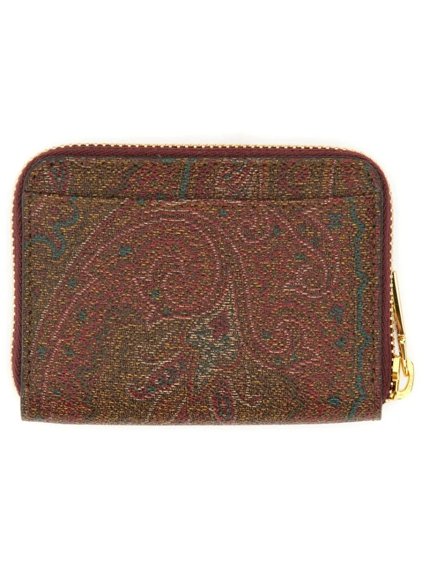 Paisley Print Wallet