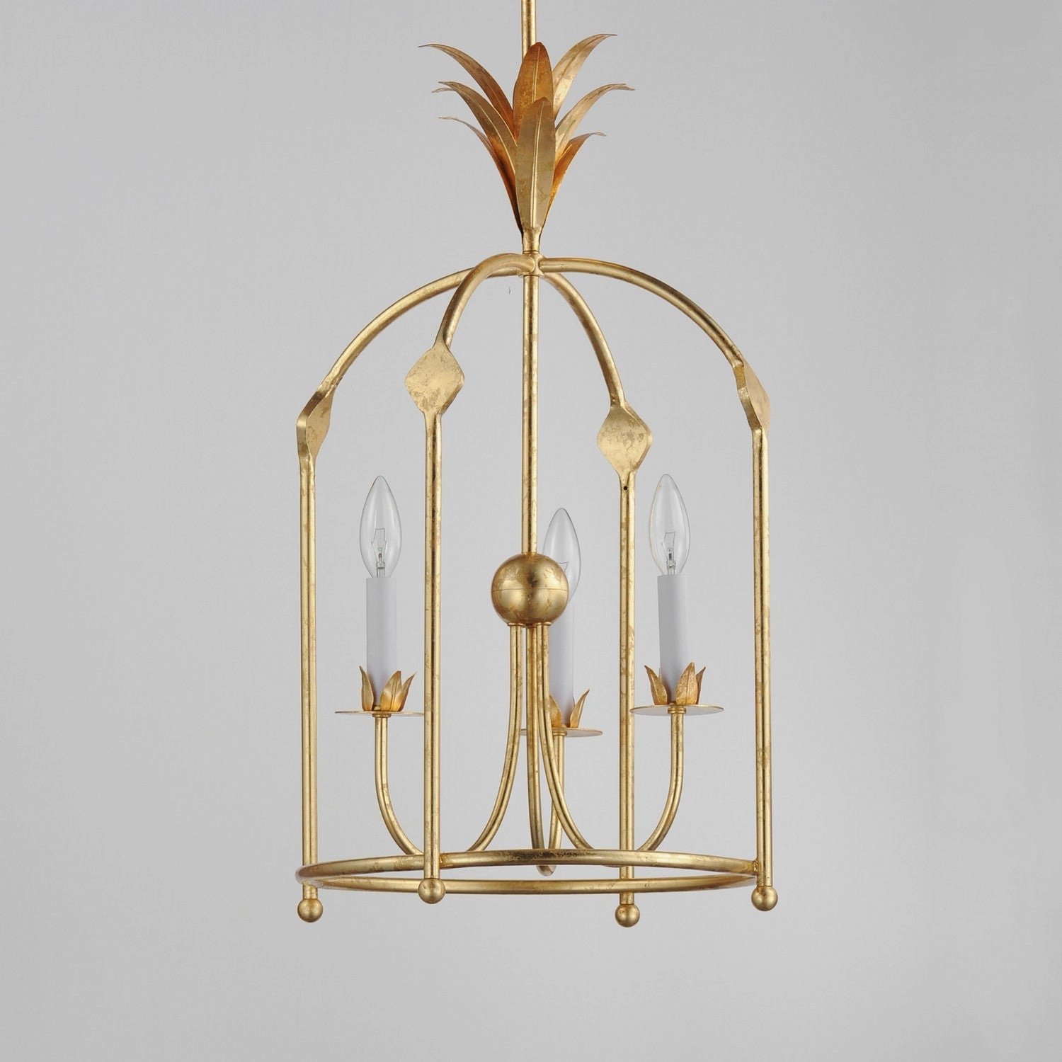 Paloma Three Light Foyer Pendant Gold Leaf Cheap Ceiling Lights available