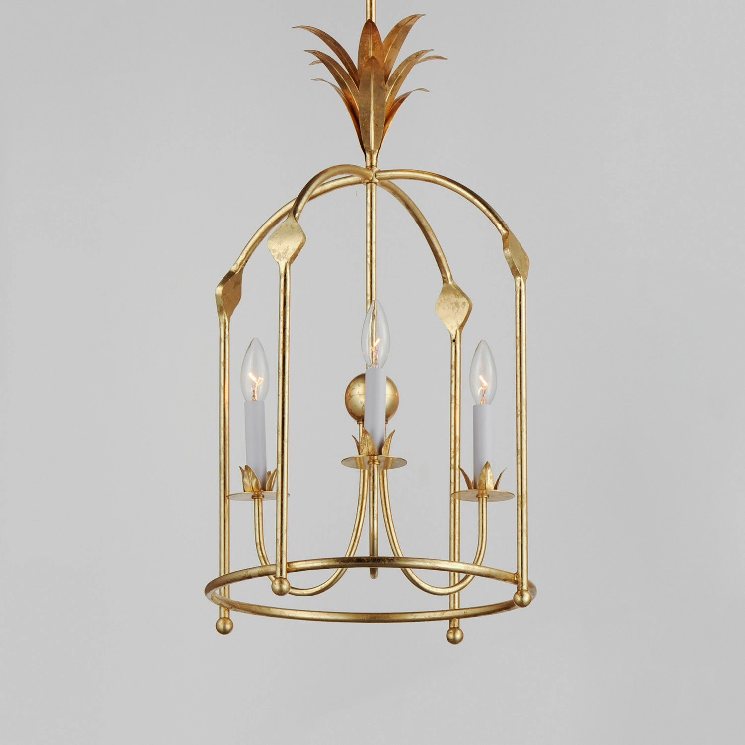 Paloma Three Light Foyer Pendant Gold Leaf Cheap Ceiling Lights available