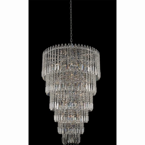 Pandoro 30 Light Foyer Pendant Chrome Ceiling Lights Lighting discount price
