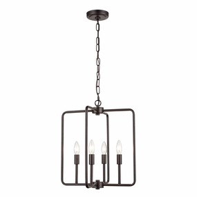 Park Slope Four Light Pendant Oil Rubbed Bronze Ceiling Lights Lighting outlet store