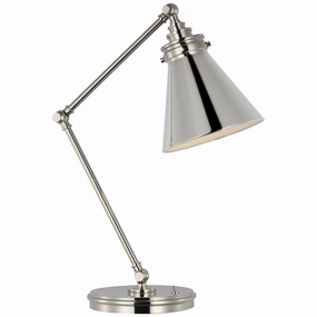 Parkington LED Table Lamp Polished Nickel Desk Lamps Lighting sale online