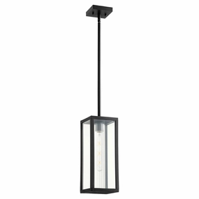 Parks One Light Pendant Textured Black Outdoor Hanging Lights Lighting premium