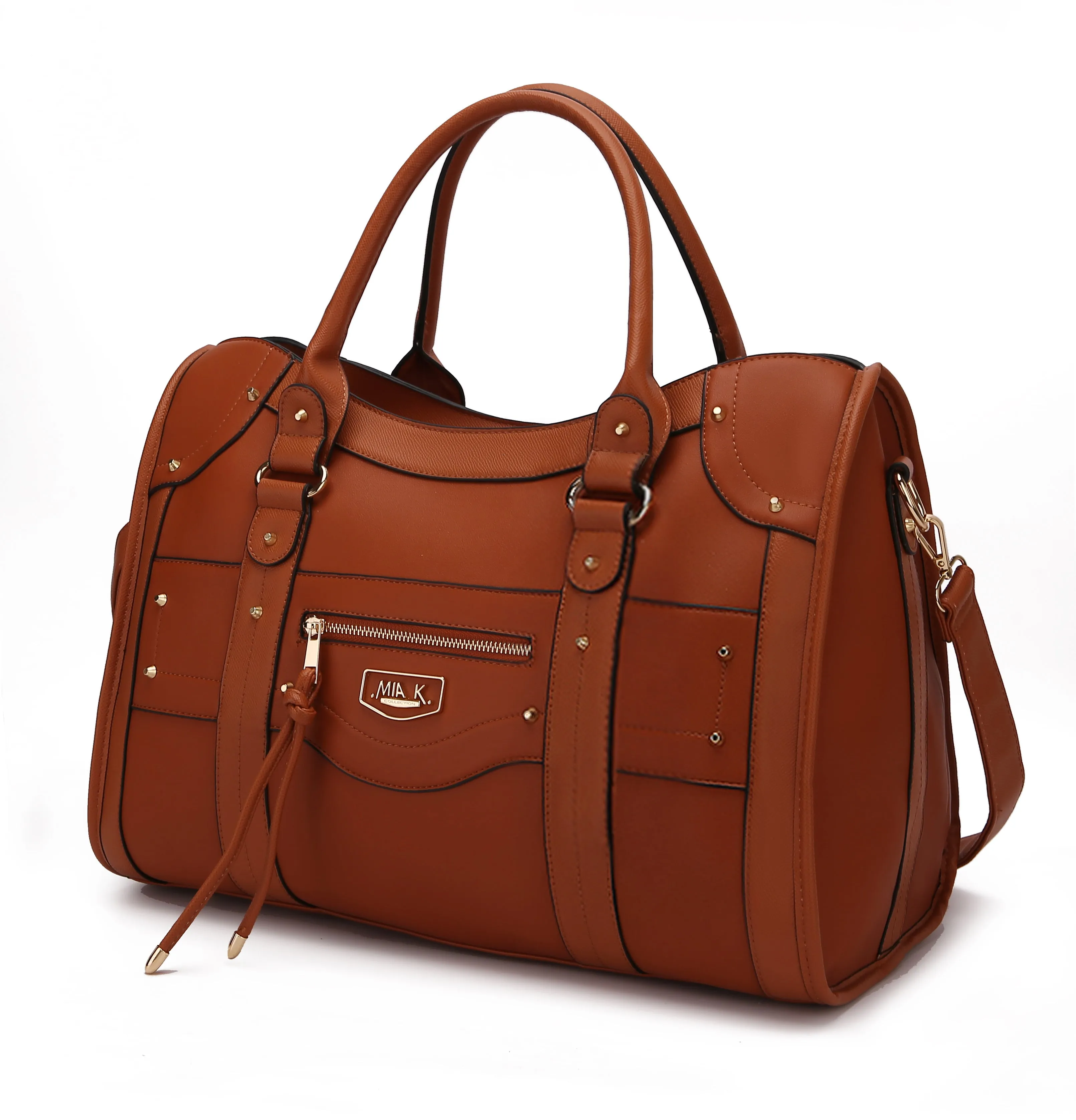 Patricia Vegan Leather Womens Duffle Handbag