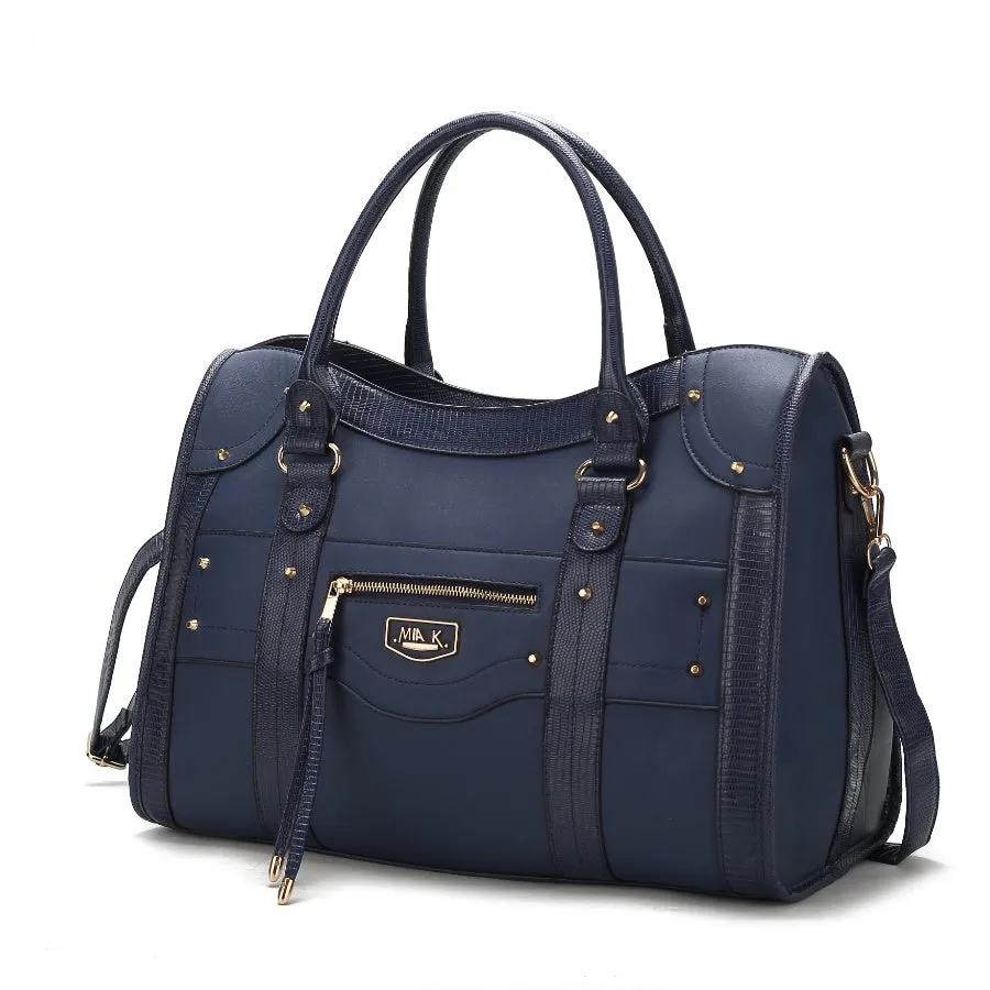 Patricia Vegan Leather Womens Duffle Handbag