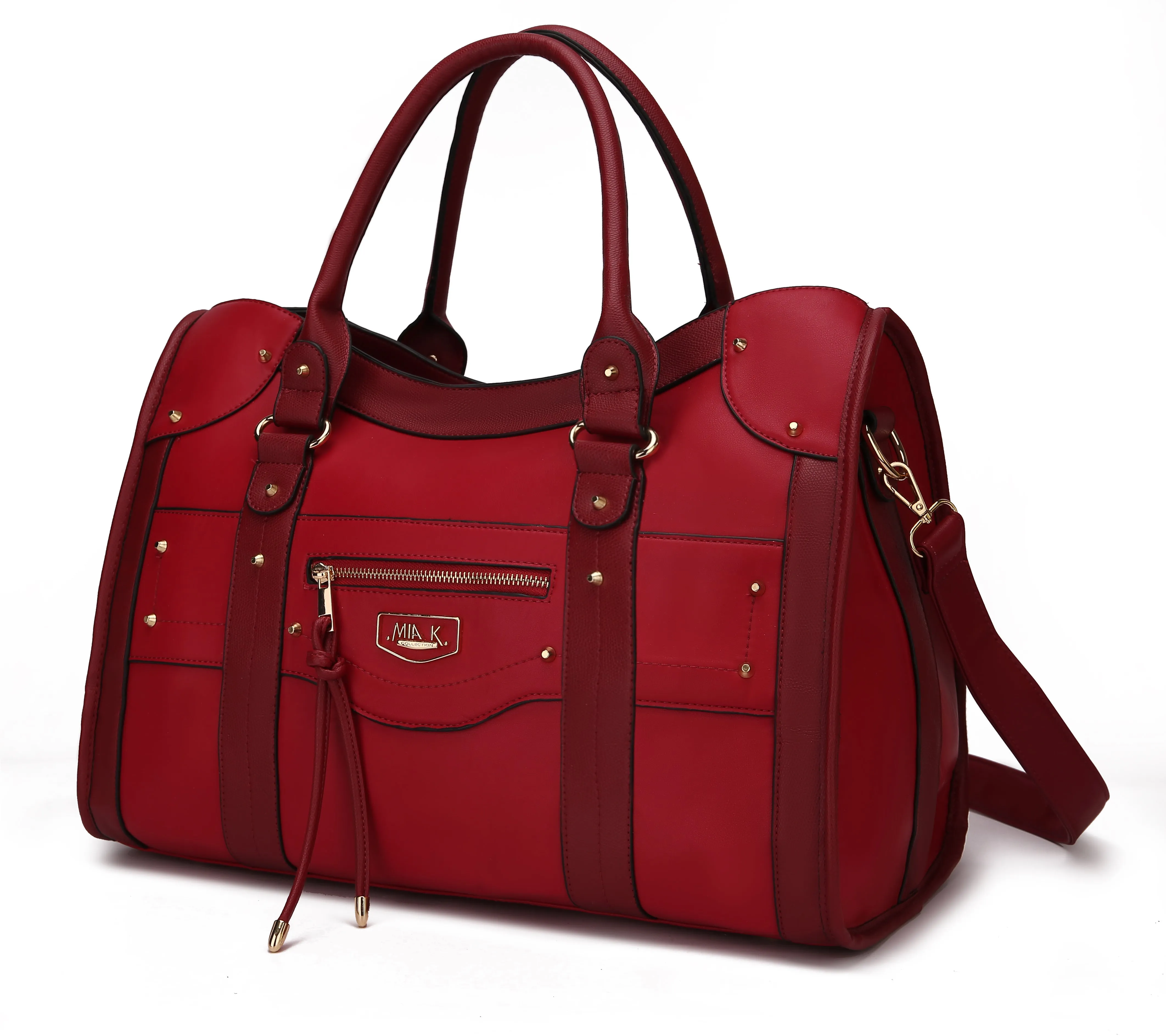 Patricia Vegan Leather Womens Duffle Handbag
