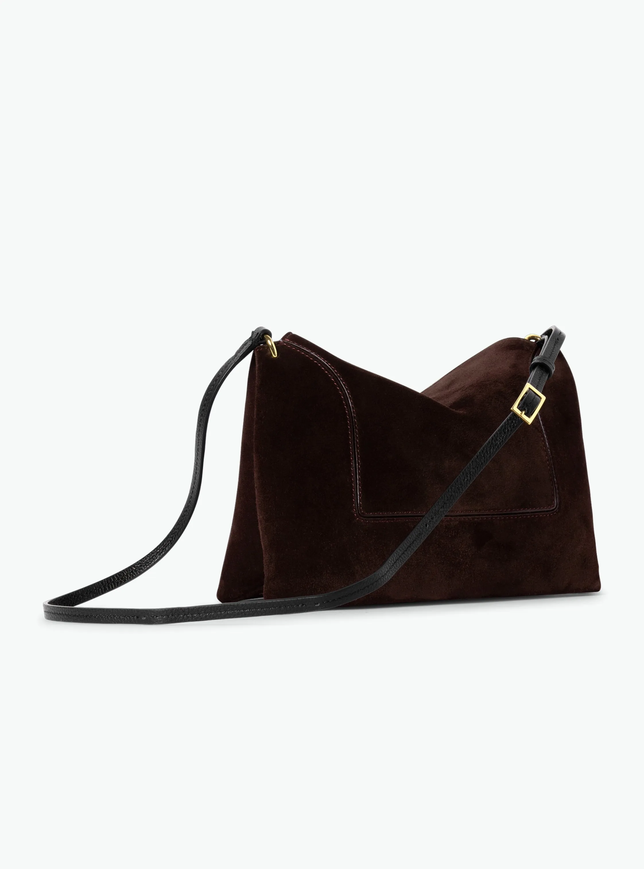 Penelope Slouch Bag - Acai Suede