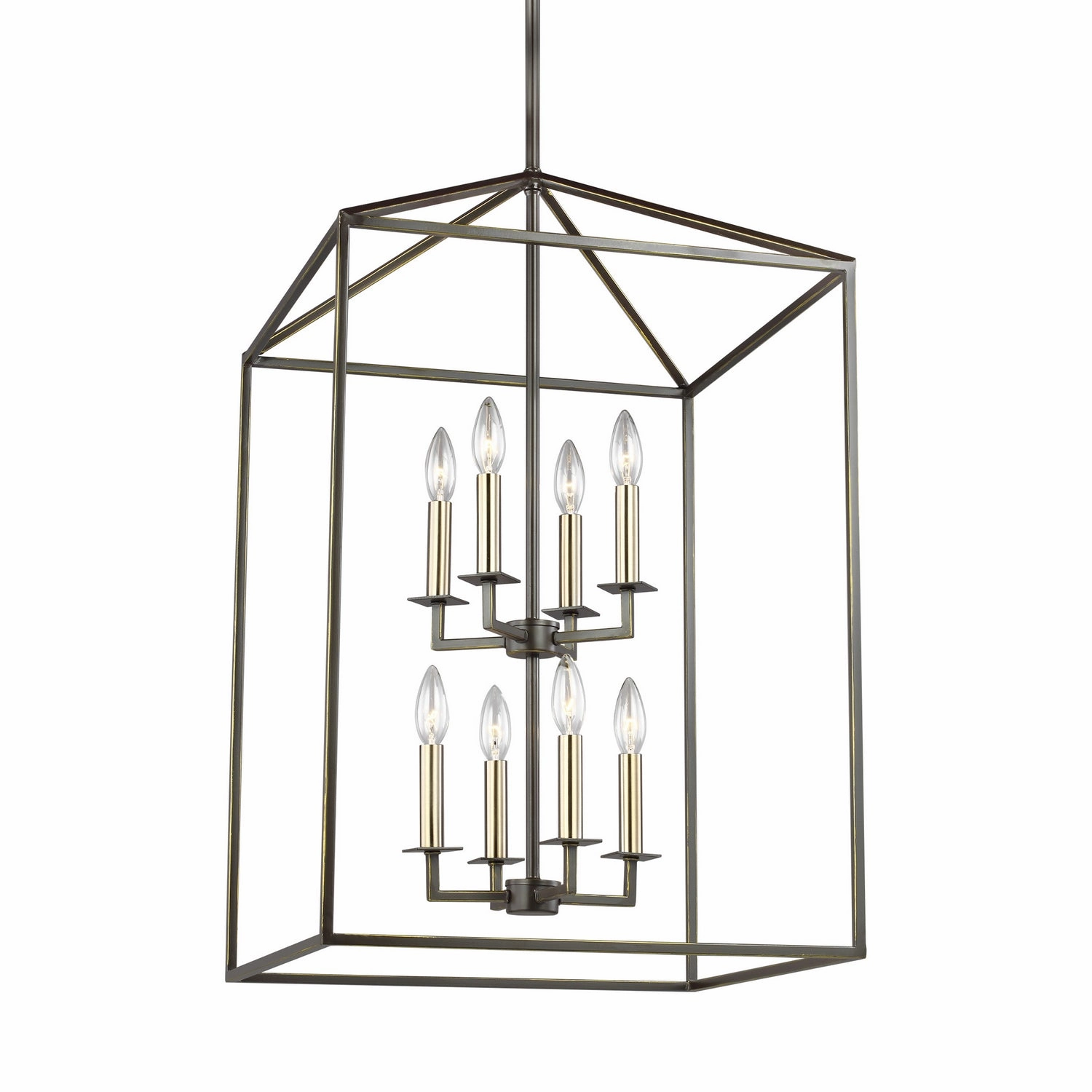 Perryton Eight Light Hall / Foyer Bronze Ceiling Light Fixtures on sale