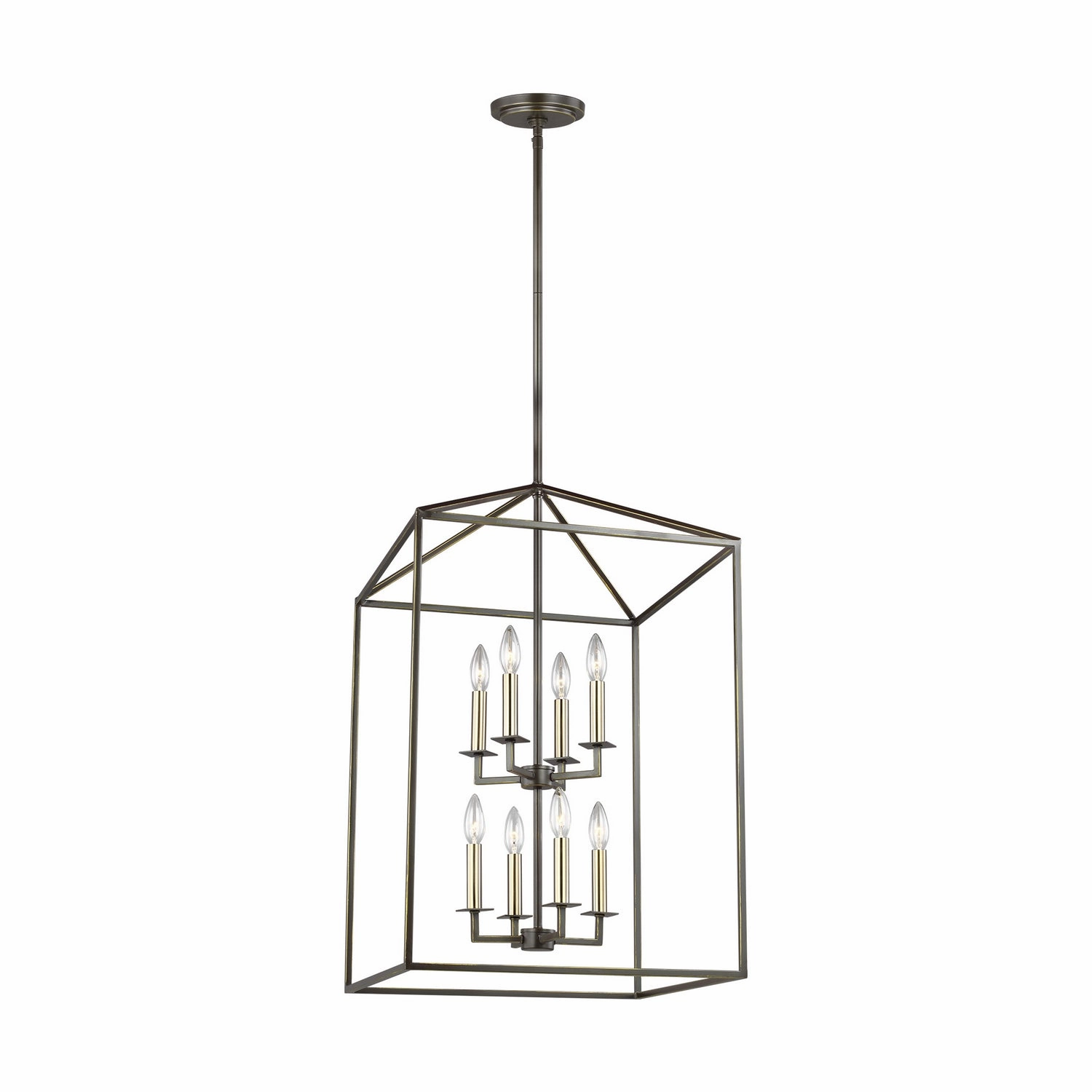 Perryton Eight Light Hall / Foyer Bronze Ceiling Light Fixtures on sale