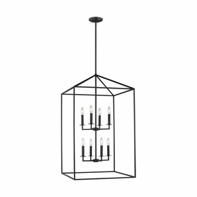 Perryton Eight Light Hall / Foyer Midnight Black Ceiling Lights Lighting free shipping