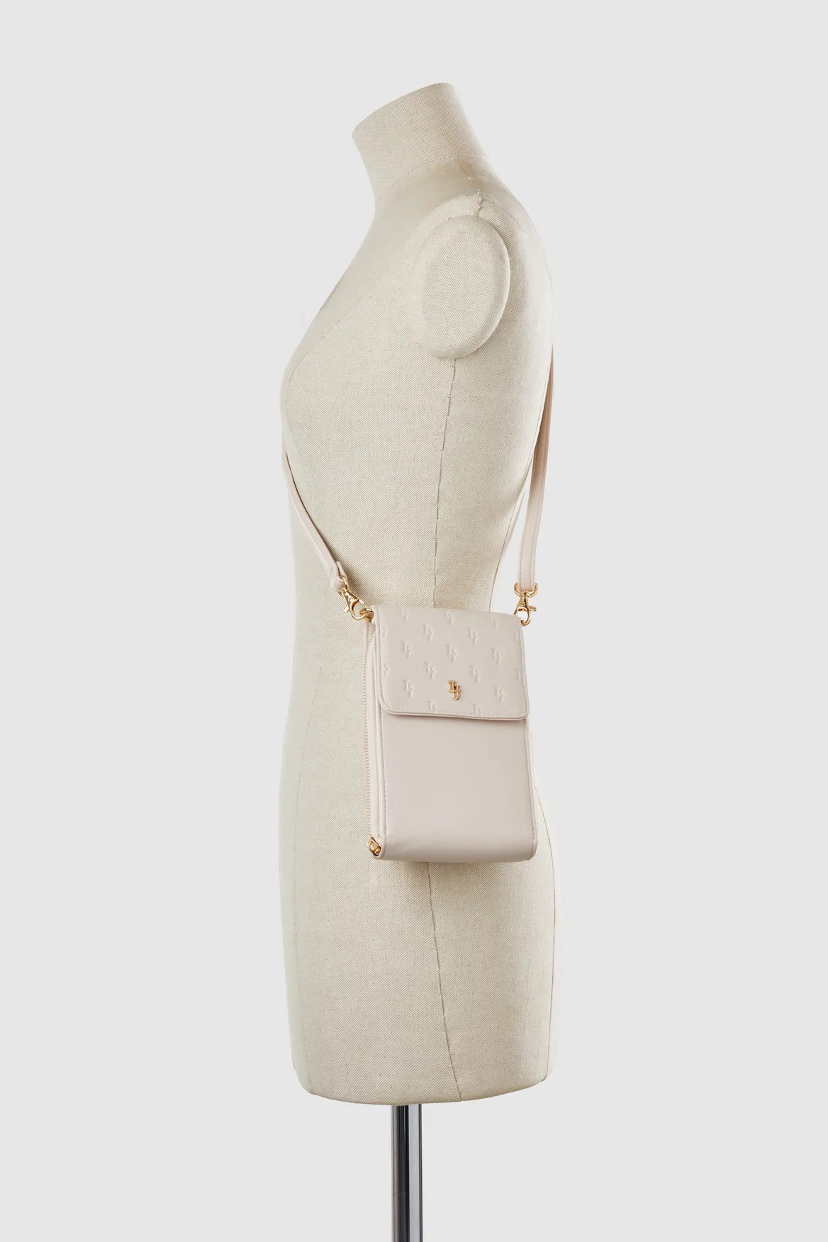 Phone Embossed Crossbody
