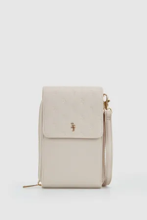 Phone Embossed Crossbody