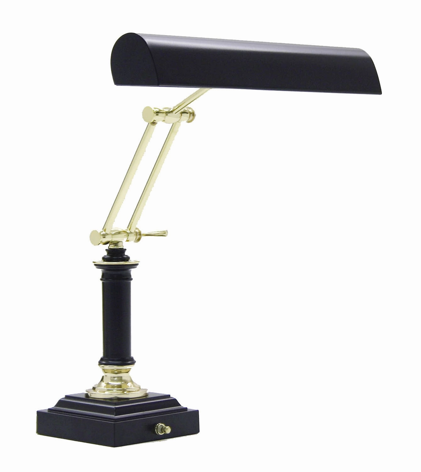 Piano/Desk Two Light Piano/Desk Lamp Black & Brass Desk Lamps Lighting sale online