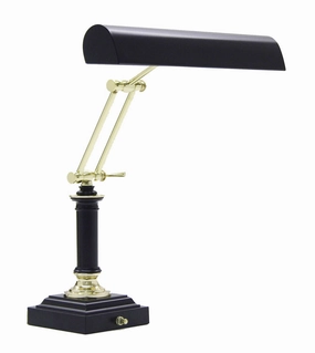 Piano/Desk Two Light Piano/Desk Lamp Black & Brass Desk Lamps Lighting sale online