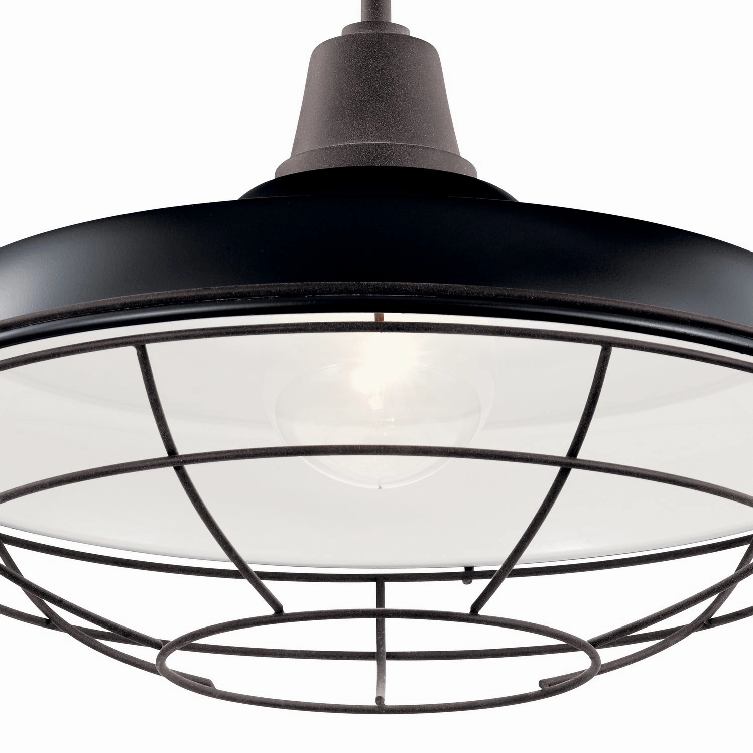 Pier One Light Outdoor Pendant/Semi Flush Black Modern Outdoor Hanging Lights
