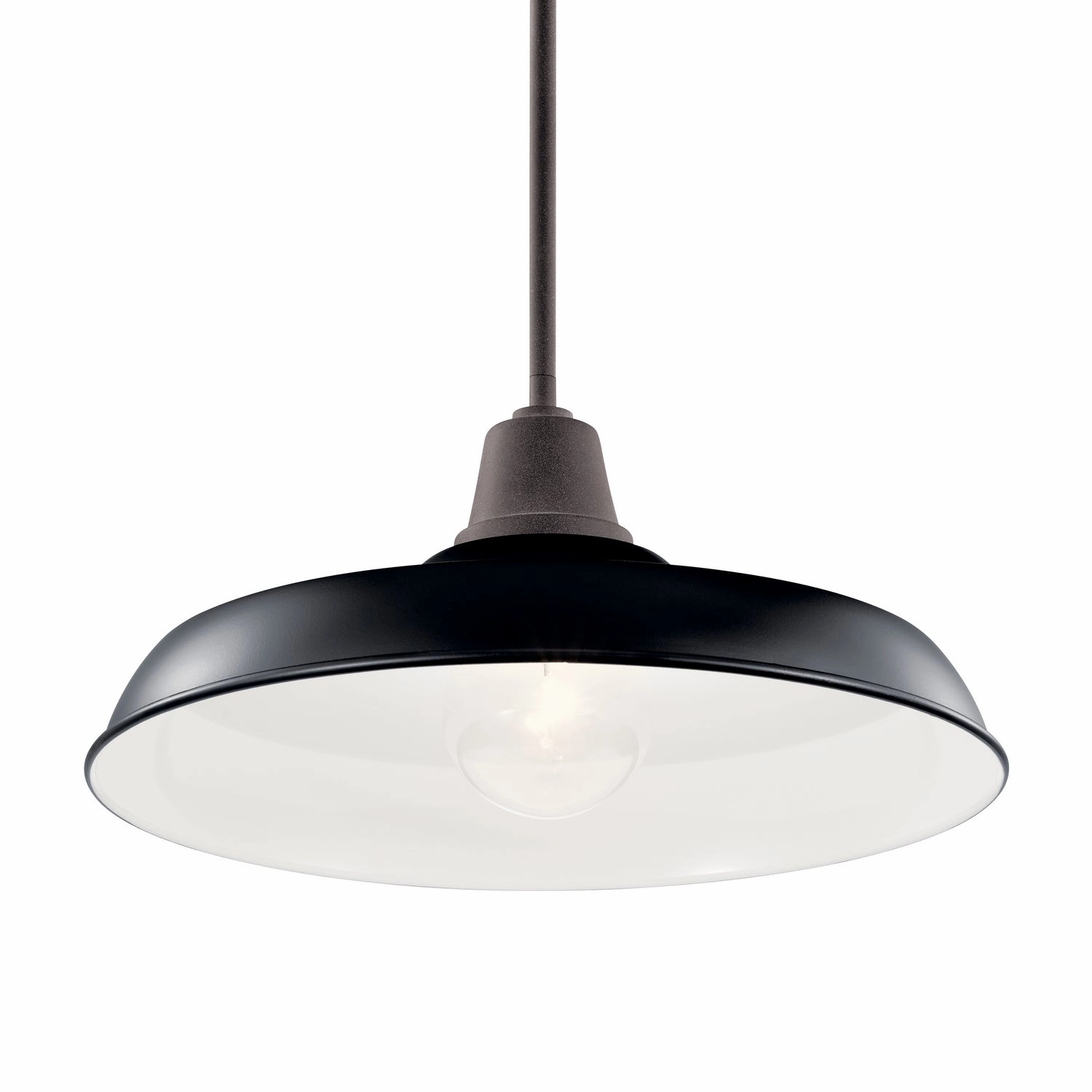 Pier One Light Outdoor Pendant/Semi Flush Black Modern Outdoor Hanging Lights