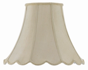 PIPED SCALLOP BELL Shade CHAMPAGNE Wall Lights garden discount