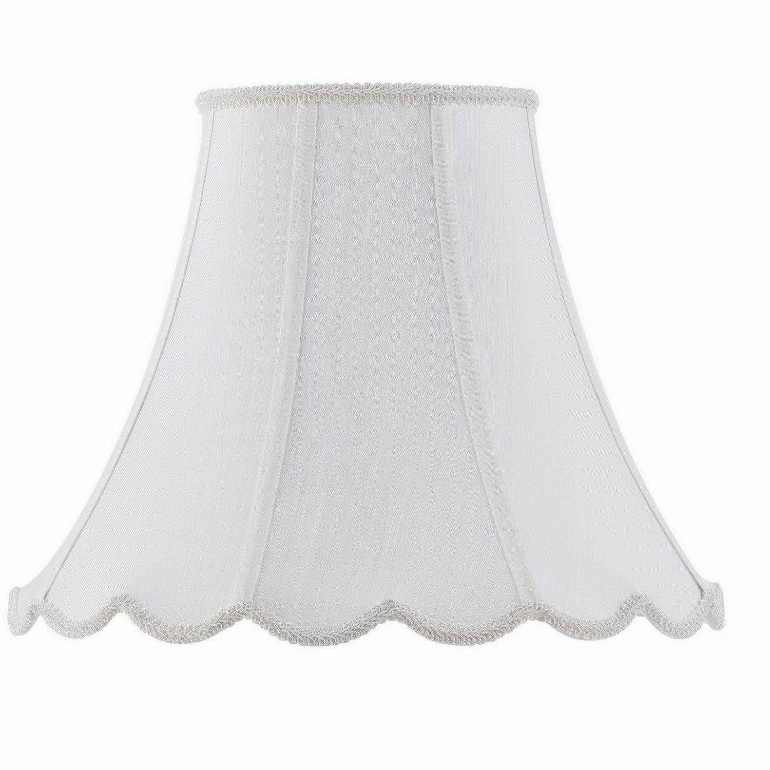 PIPED SCALLOP BELL Shade WHITE Wall Lights garden discount