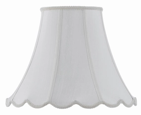 PIPED SCALLOP BELL Shade WHITE Wall Lights garden discount