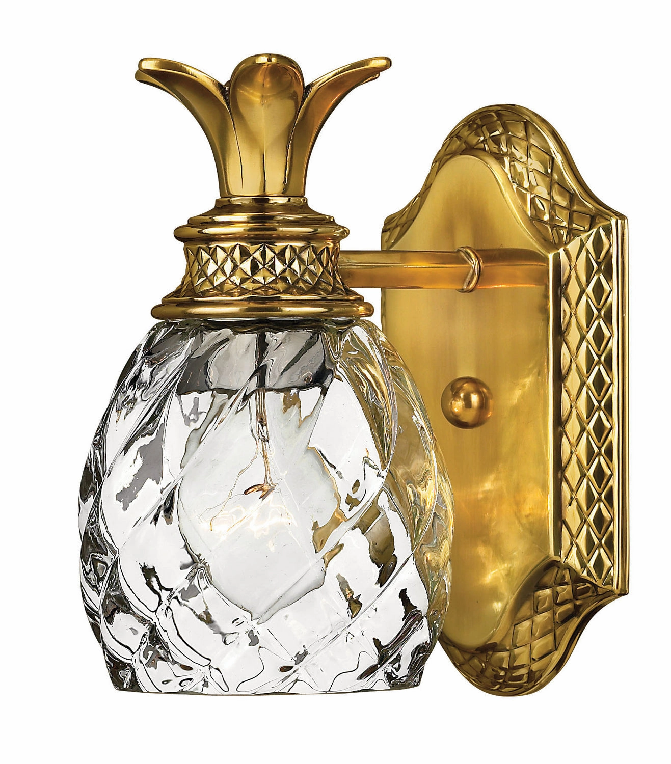 Plantation LED Bath Sconce in Burnished Brass Stylish Wall Lights offers
