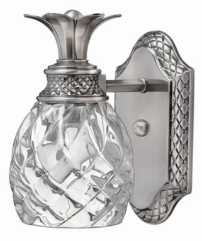 Plantation LED Bath Sconce in Polished Antique Nickel Stylish Wall Lights offers