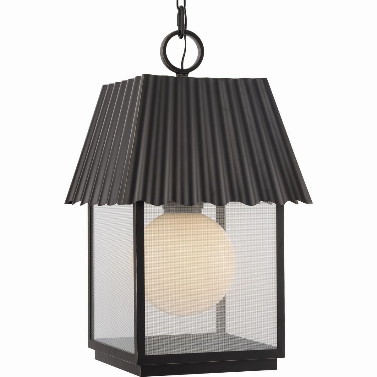 Point Dume-Hook Pond One Light Outdoor Hanging Lantern Oil Rubbed Bronze Outdoor Hanging Lights free shipping