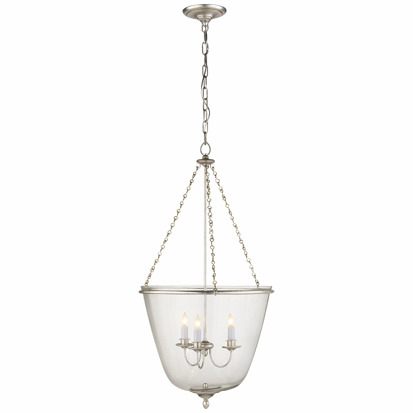 Pondview Three Light Lantern Burnished Silver Leaf Ceiling Lights Lighting best price