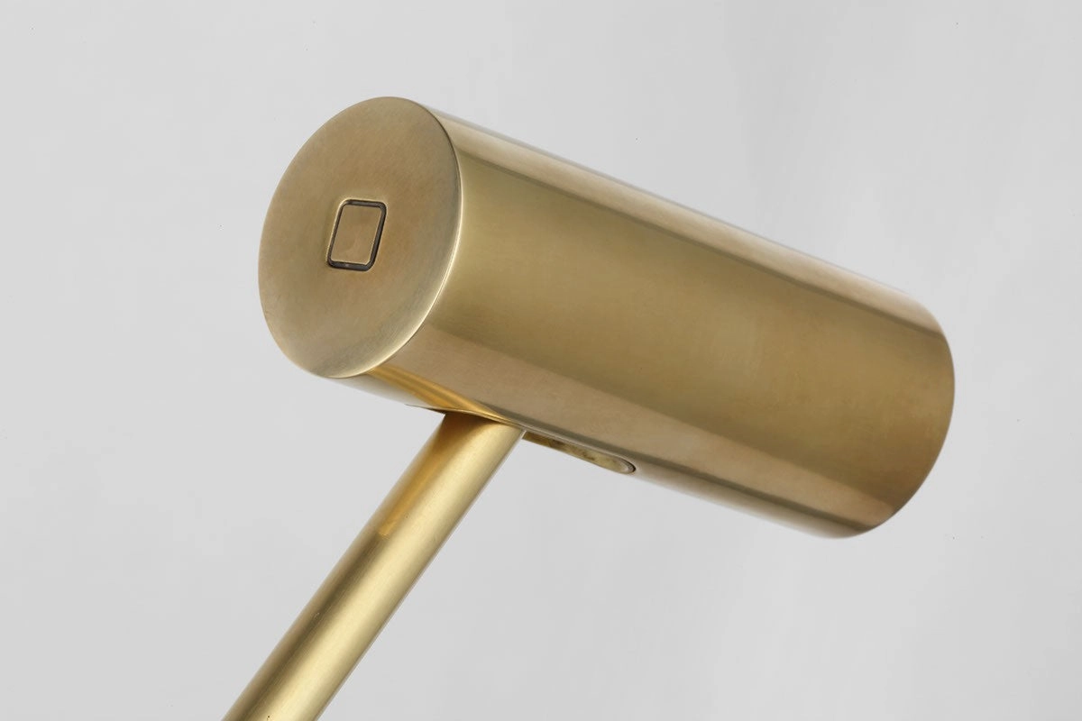 Ponte LED Table Lamp Hand Rubbed Antique Brass Desk Lamps online discount