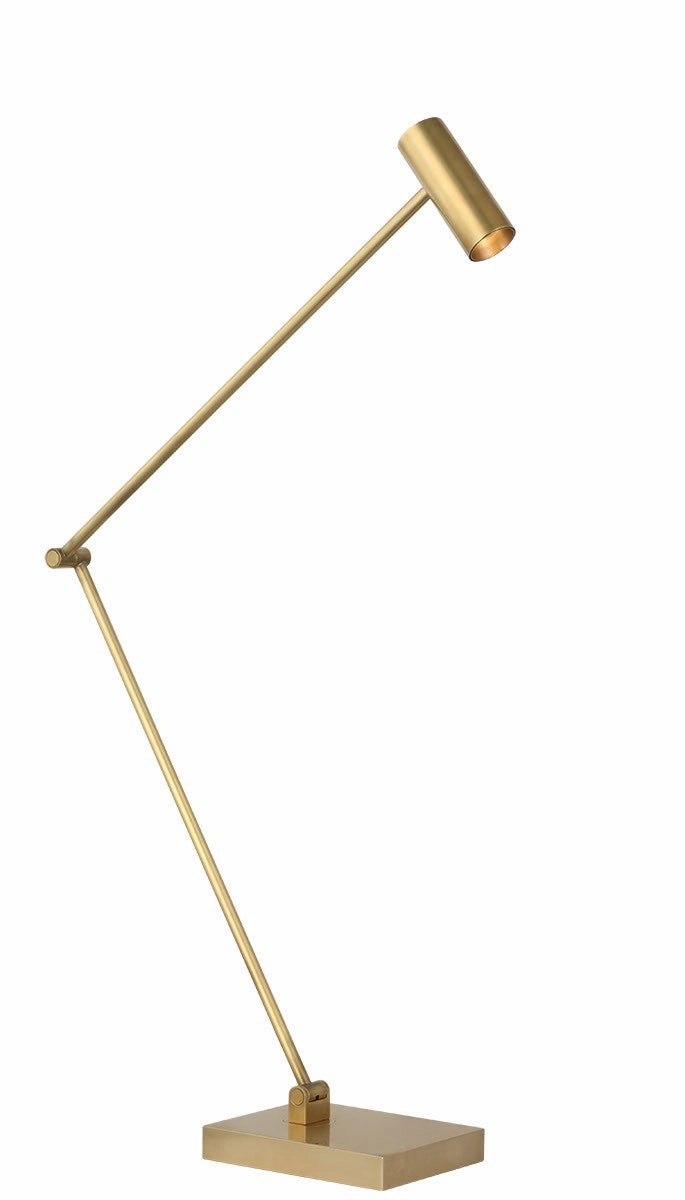 Ponte LED Table Lamp Hand Rubbed Antique Brass Desk Lamps Lighting sale online