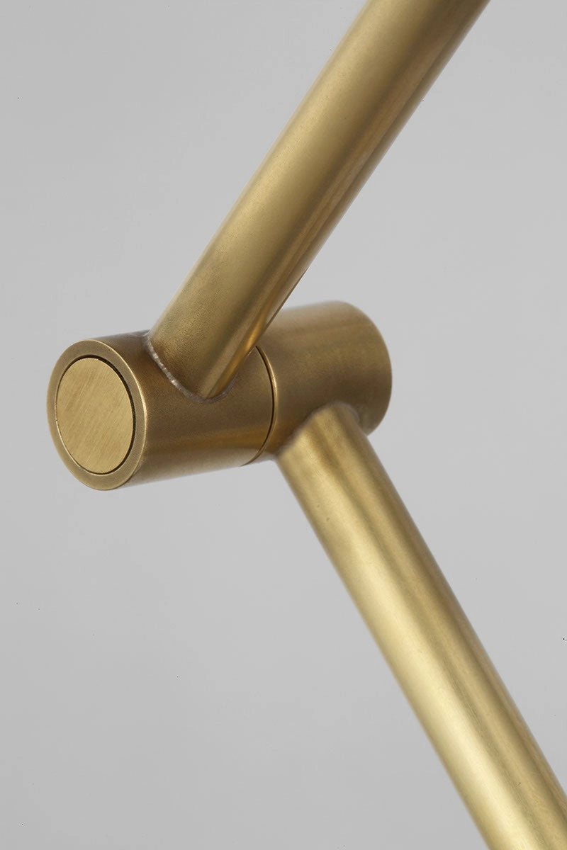 Ponte LED Table Lamp Hand Rubbed Antique Brass Desk Lamps online discount