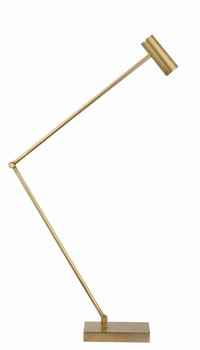 Ponte LED Table Lamp Hand Rubbed Antique Brass Desk Lamps online discount