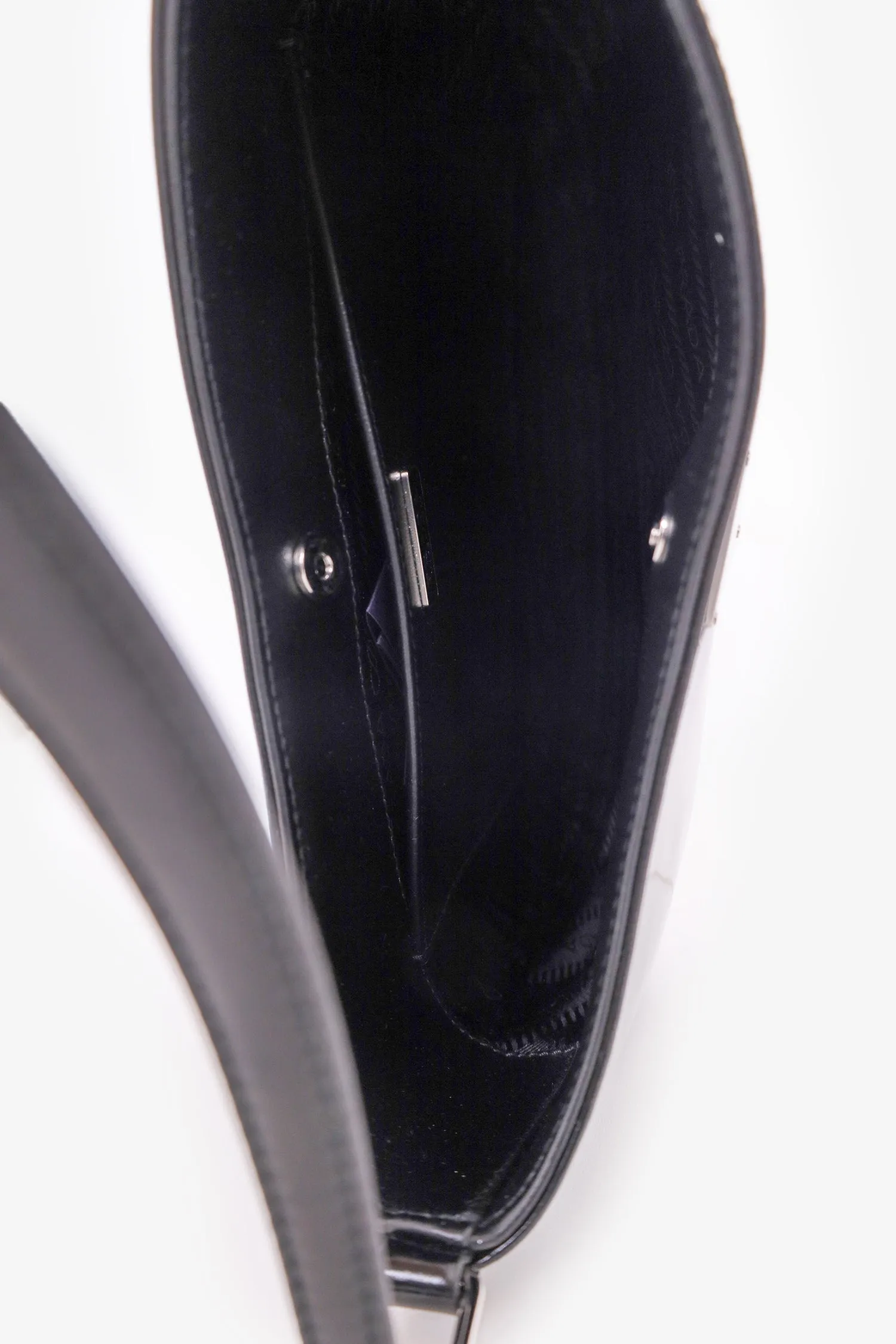 Prada Black Patent Cleo Shoulder Bag