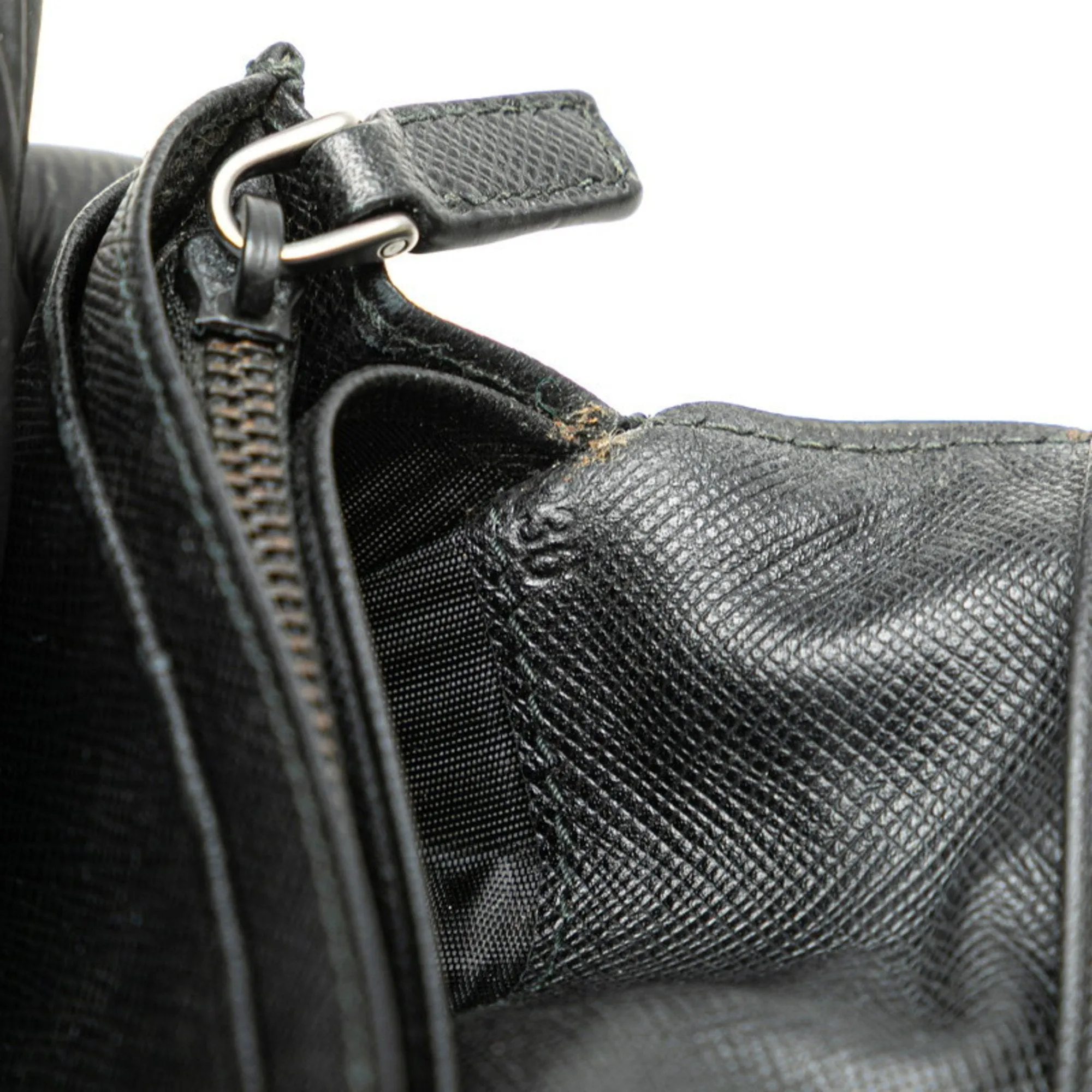 Prada Leather Long Wallet (Bi-Fold) (Pre-Owned)