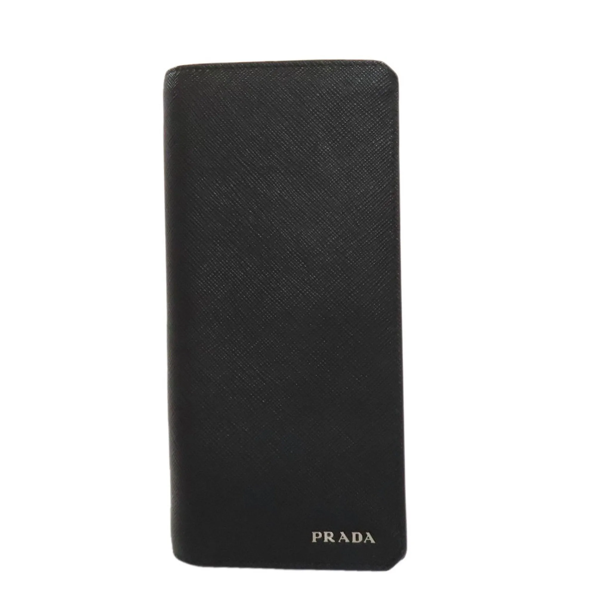 Prada Leather Long Wallet (Bi-Fold) (Pre-Owned)