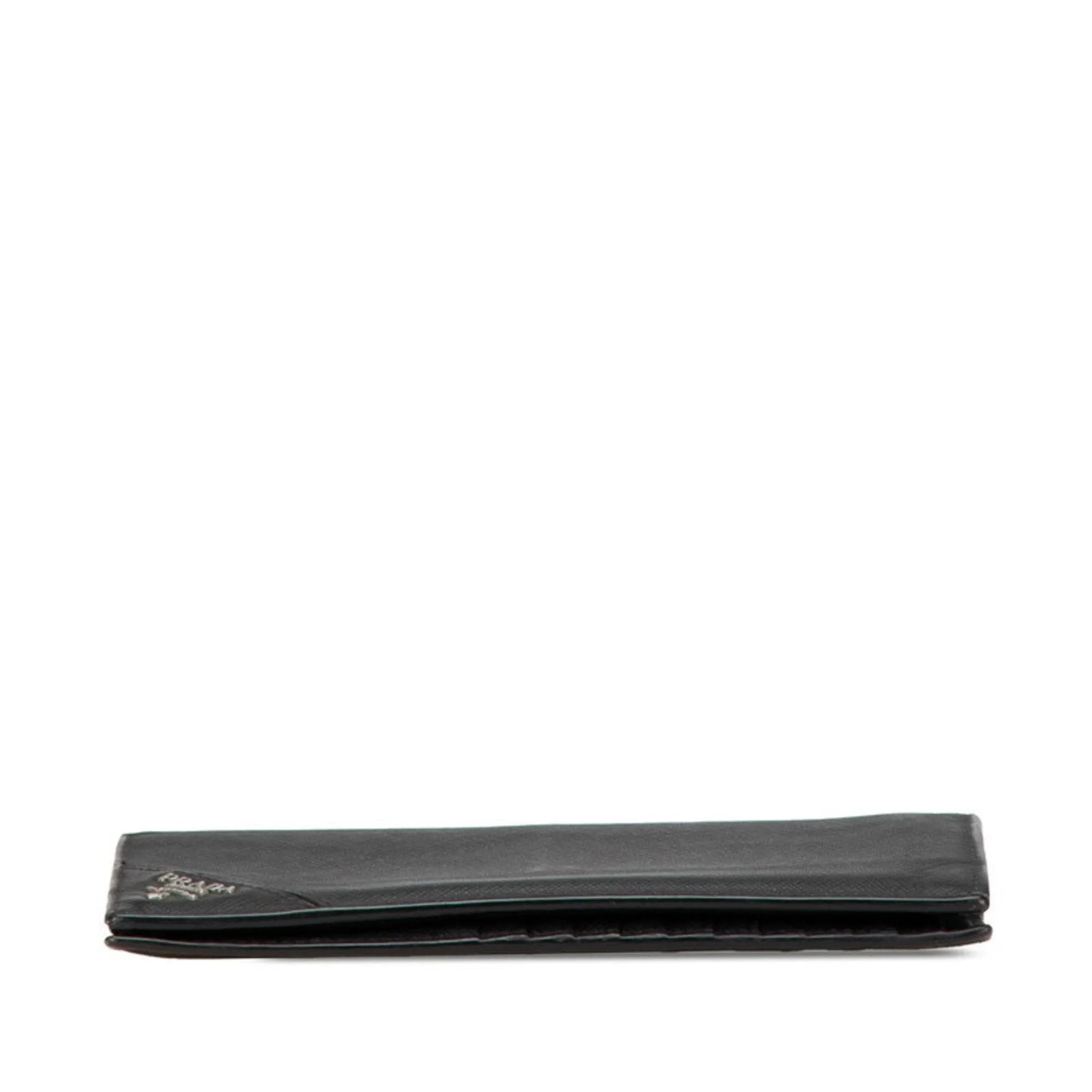 Prada Leather Long Wallet (Bi-Fold) (Pre-Owned)