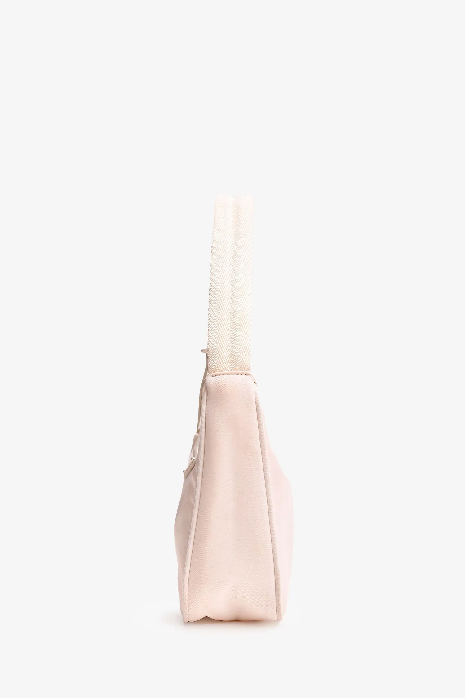 Prada White Nylon Re-Edition 2000 Shoulder Bag (As Is)