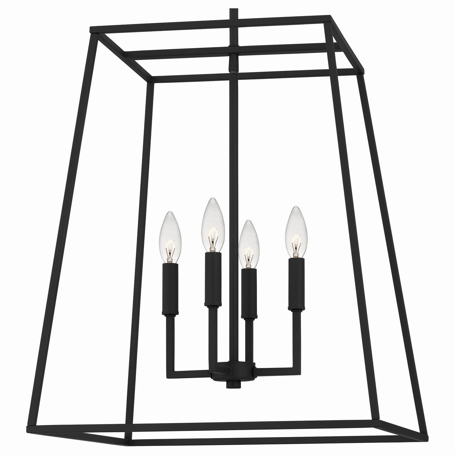 Prescott Four Light Pendant Matte Black Cheap Ceiling Lights available