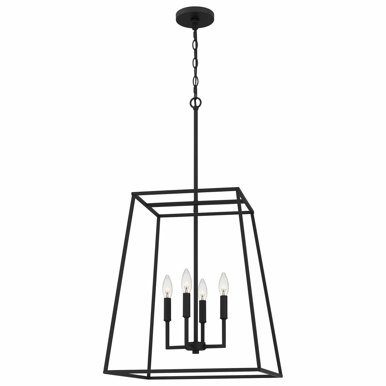 Prescott Four Light Pendant Matte Black Ceiling Lights Lighting cheap deals