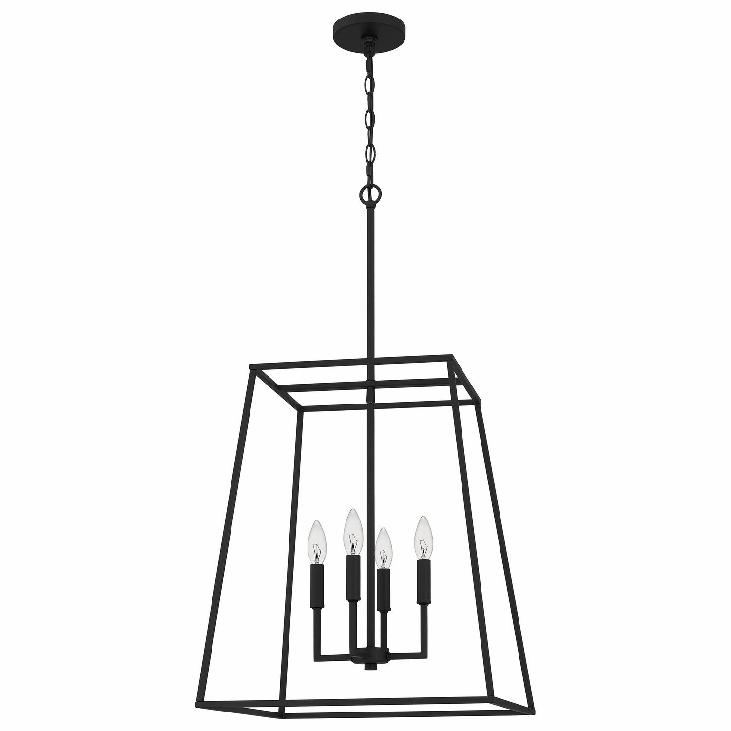 Prescott Four Light Pendant Matte Black Cheap Ceiling Lights available