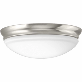 Progress Led Flush - Dome P350100-009-30 Ceiling Light - Brushed Nickel Online shop Ceiling Lights