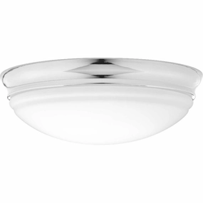 Progress Led Flush - Dome P350100-015-30 Ceiling Light - Polished Chrome Online shop Ceiling Lights