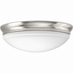 Progress Led Flush - Dome P350101-009-30 Ceiling Light - Brushed Nickel Online shop Ceiling Lights