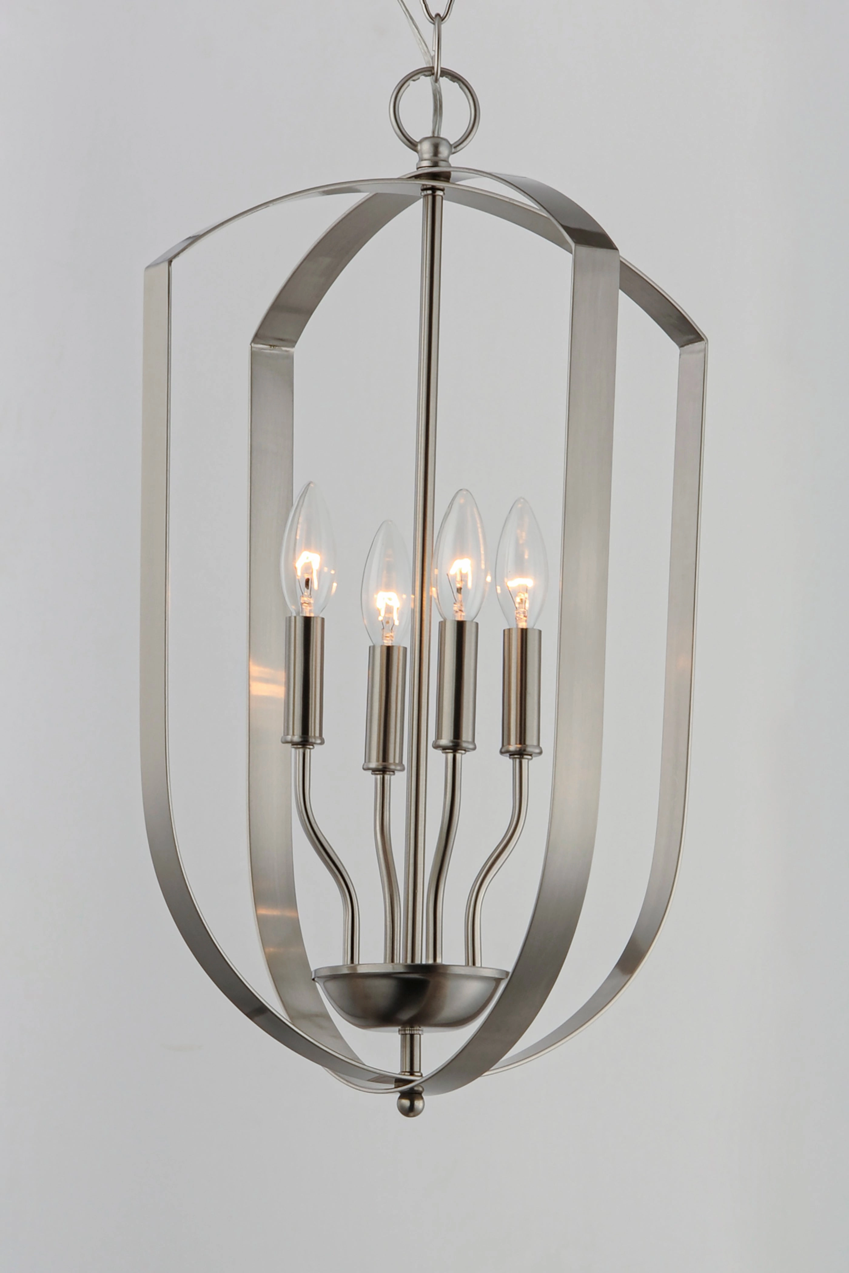Provident Four Light Chandelier Satin Nickel Buy Ceiling Lights online