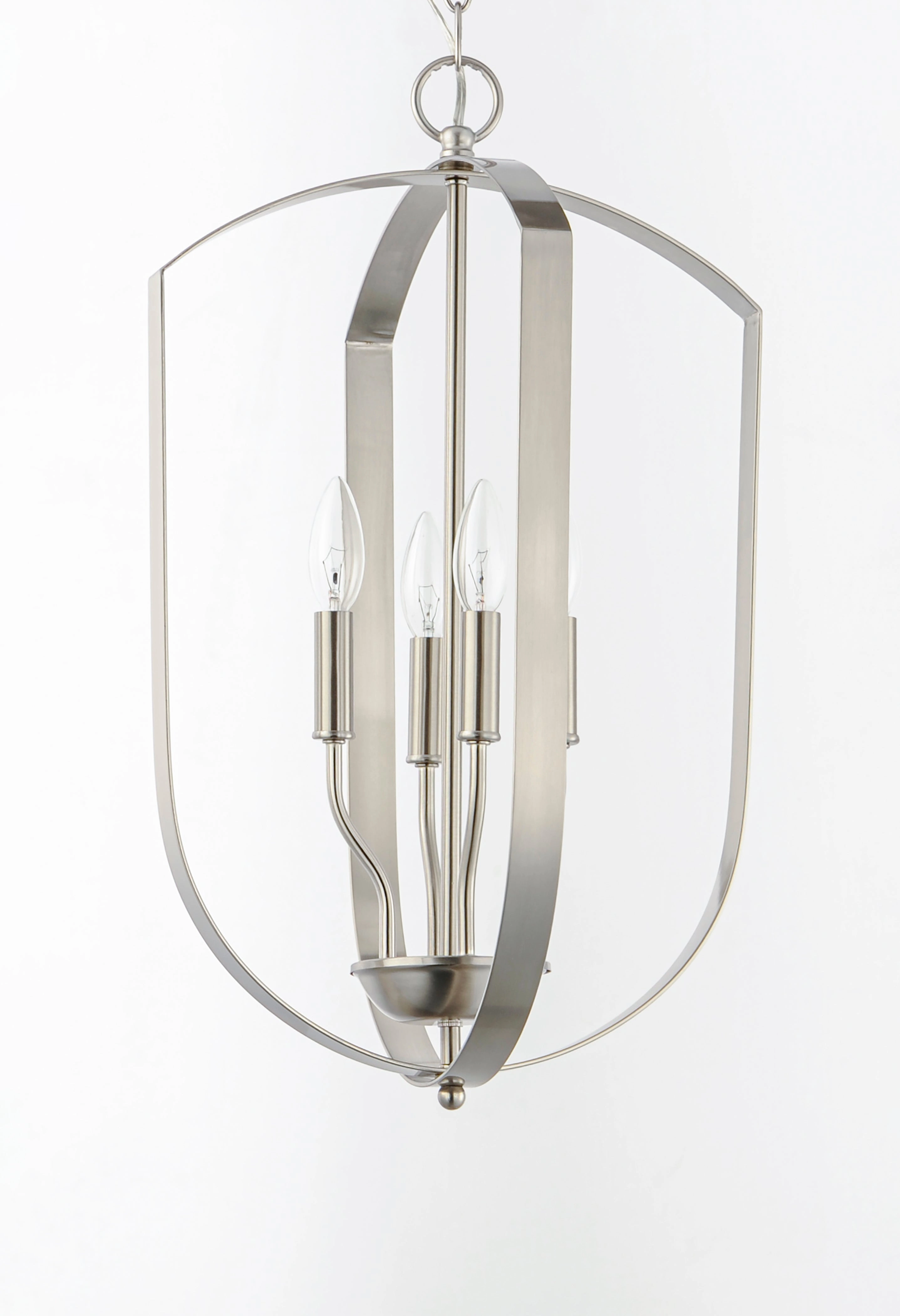 Provident Four Light Chandelier Satin Nickel Buy Ceiling Lights online