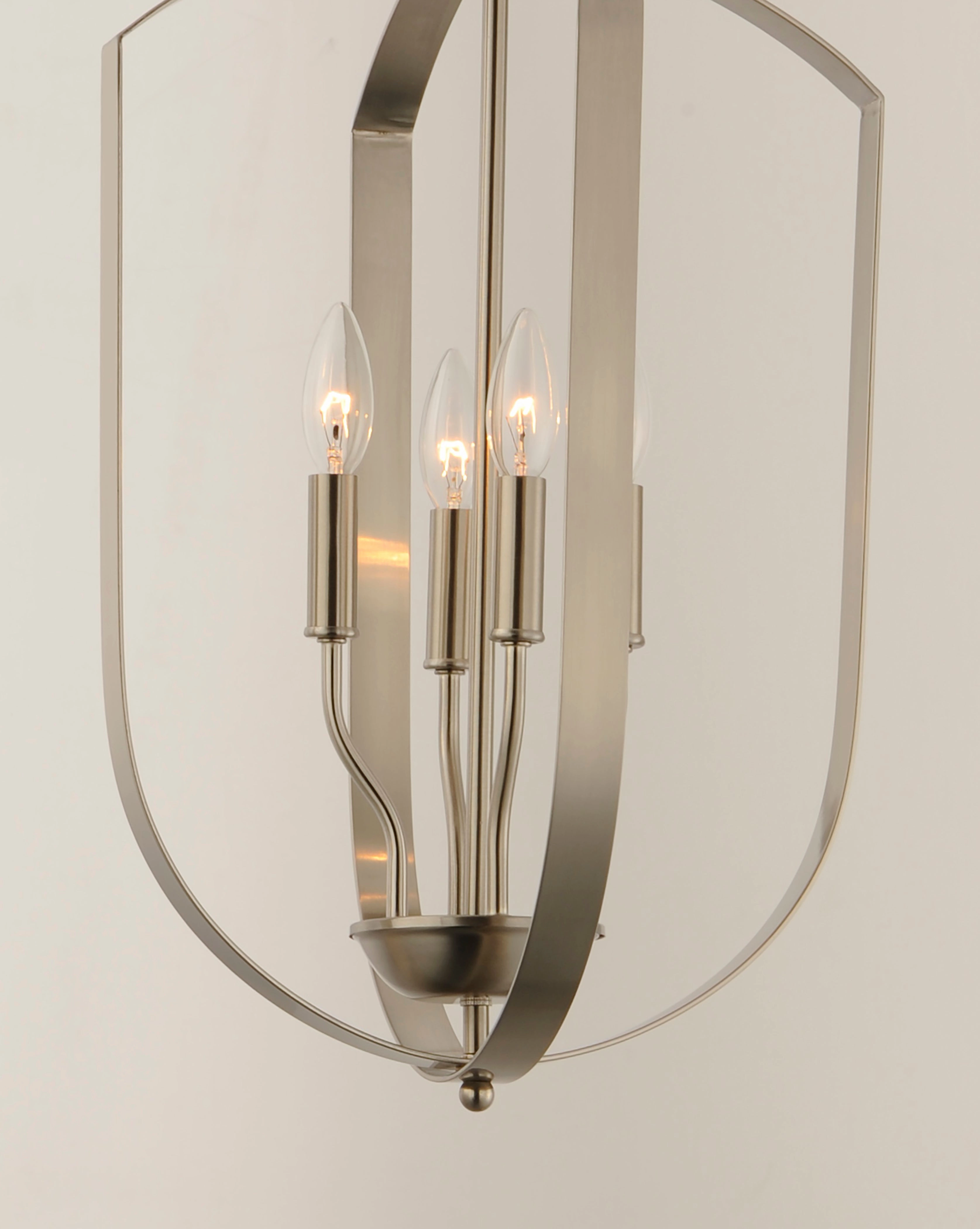 Provident Four Light Chandelier Satin Nickel Buy Ceiling Lights online