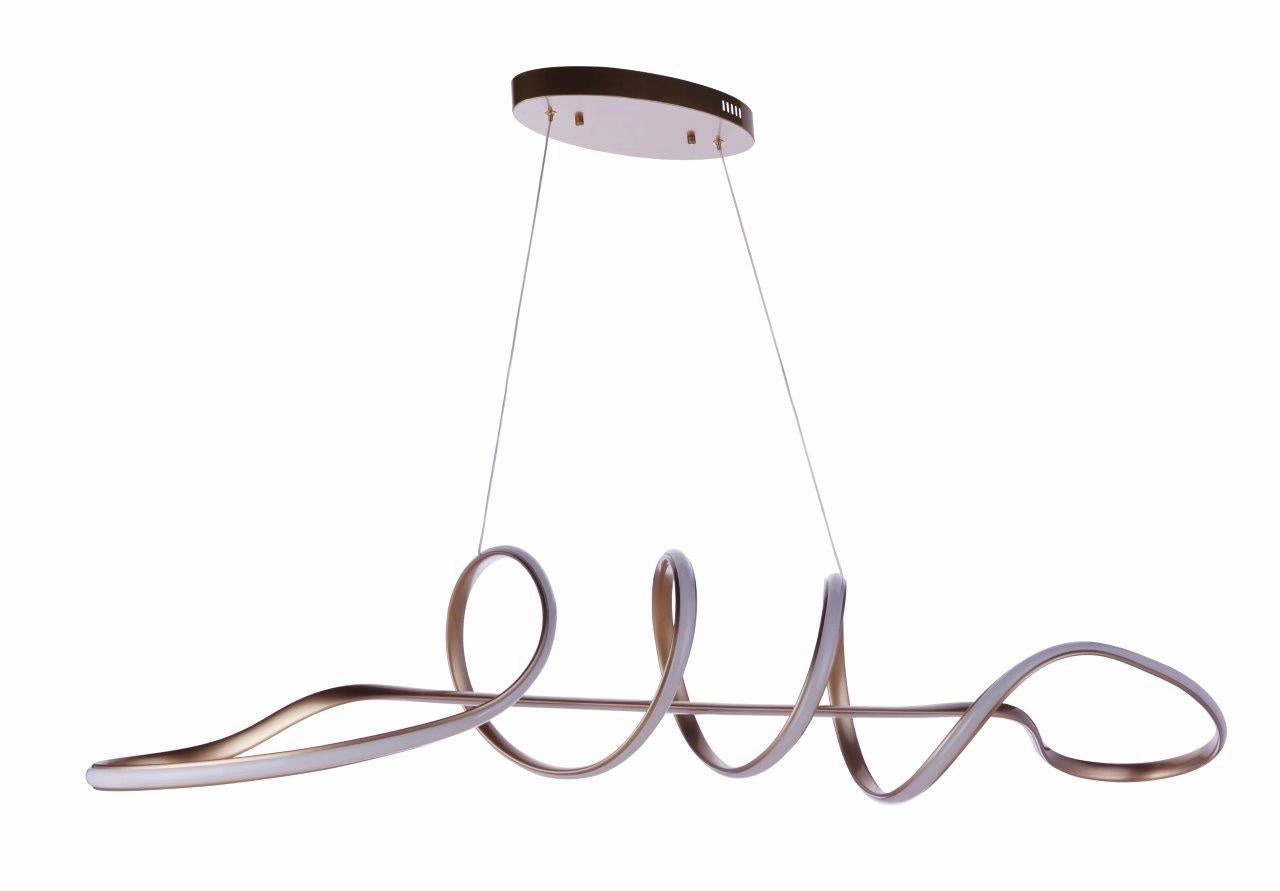 Pulse LED Chandelier in Champagne Brass Ceiling Lights online offers