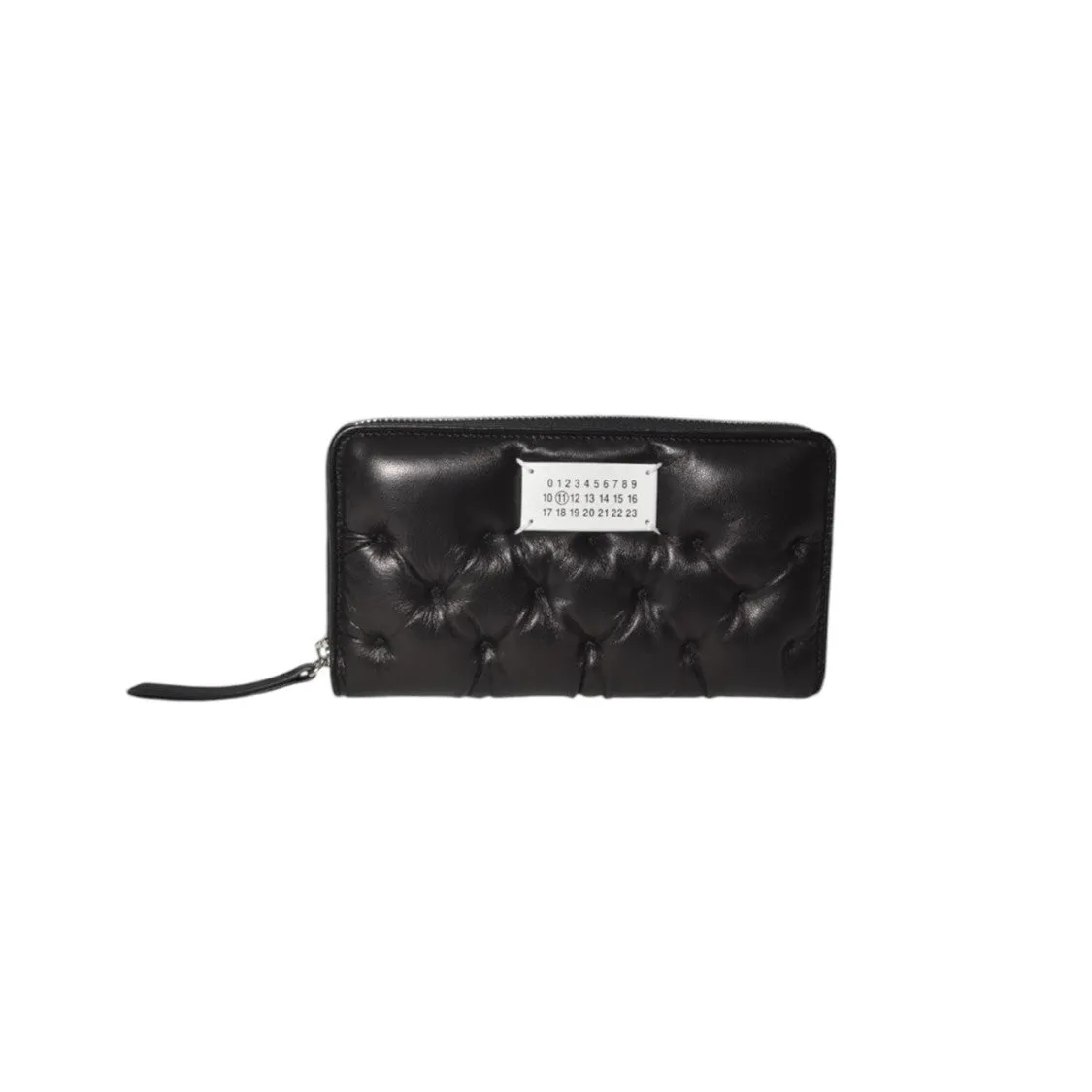 Quilted Nappa Leather Continental Wallet With Zip Closure